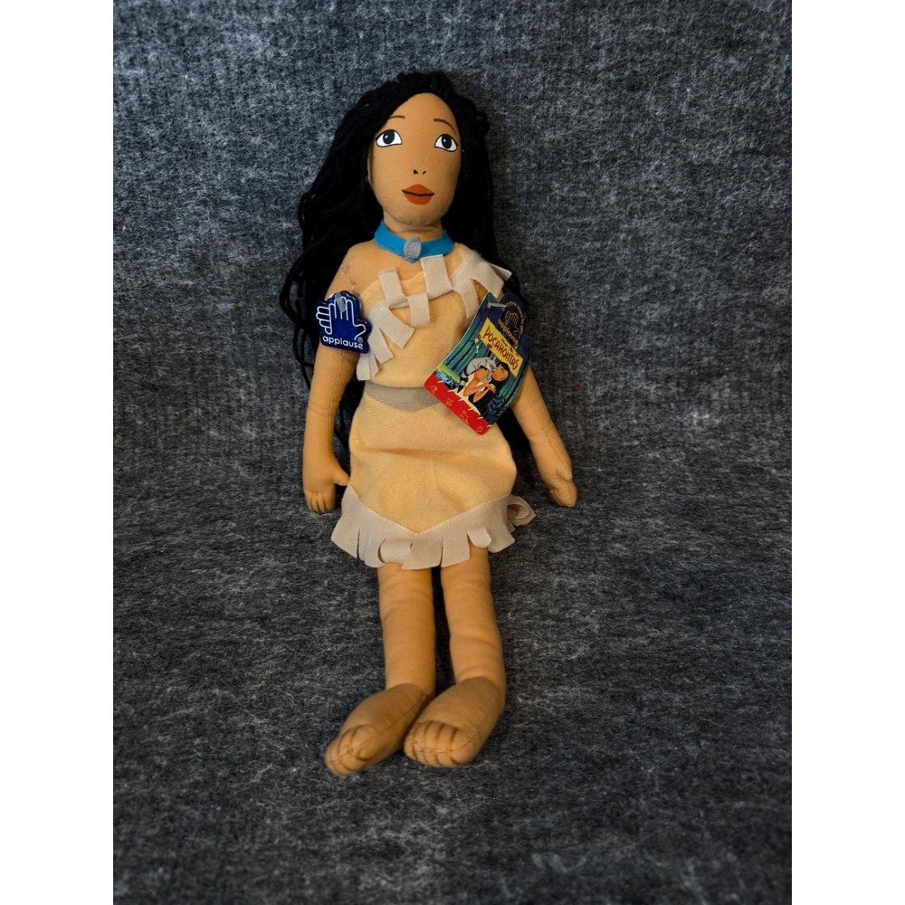 Vintage Disney Pocahontas Plush Rag Doll Applause 1995 NWT 15 Inch Collectible